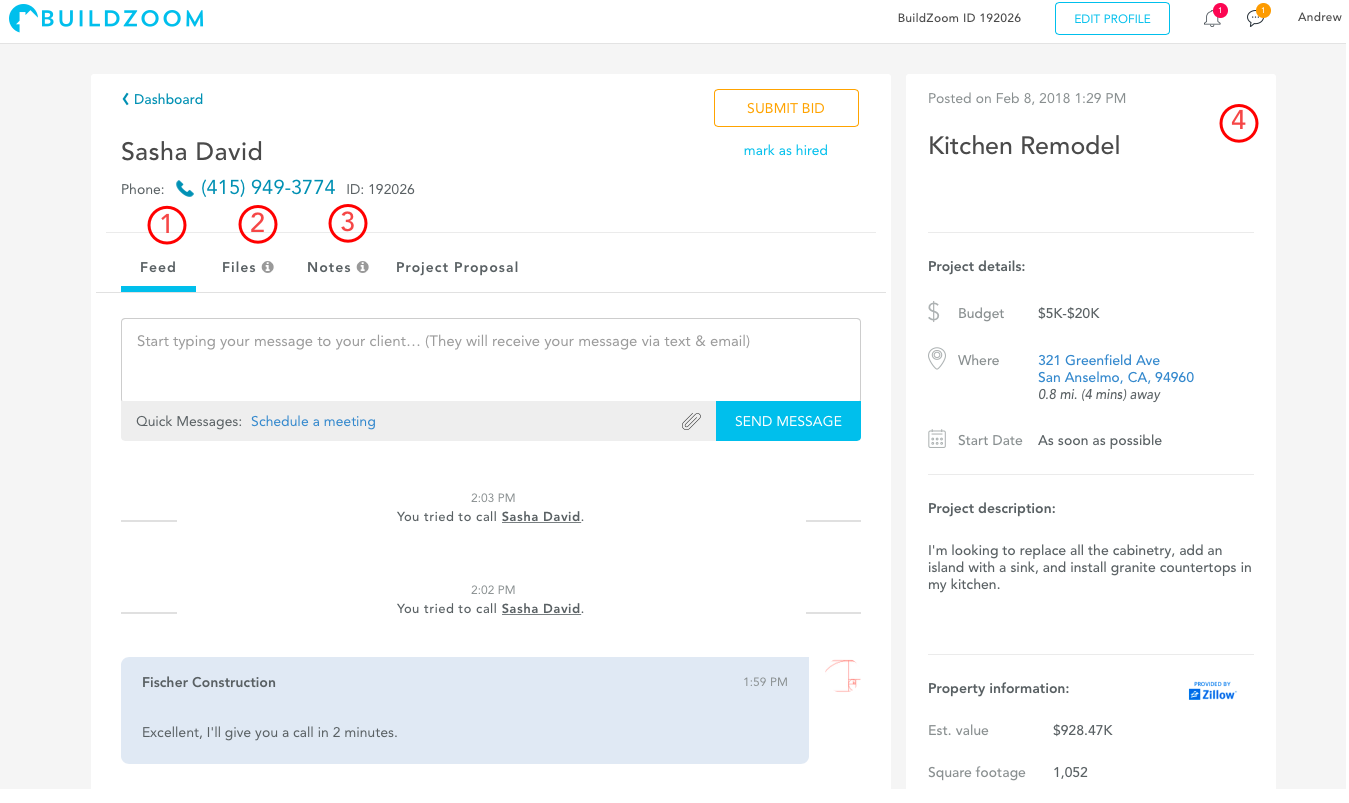 CO Onboarding Project Details desktop